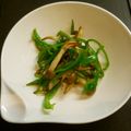 Hirarinn☆'s cooksnap of when they made ピーマンとしめじの醤油炒め♡お弁当.