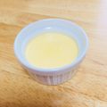空前絶後のらび's cooksnap of when they made 離乳食中期～簡単☆赤ちゃんプリン♪.