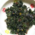ホットポー's cooksnap of when they made セロリの余った葉を利用！佃煮・ふりかけに.