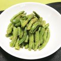 ☆あいちゃん's cooksnap of when they made めんつゆで簡単★いんげんのごま和え.