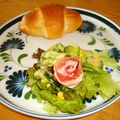 White☆Lily's cooksnap of when they made 生ハムの薔薇で彩り☆リースサラダ.