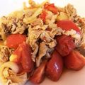 tomonurse's cooksnap of when they made 豚肉とトマトのチリパウダー炒め.