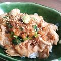 あず7225's cooksnap of when they made おろし豚丼.