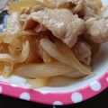 kiririko's cooksnap of when they made 豚肉と玉ねぎの生姜焼き炒め.