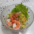 ちょびちろ's cooksnap of when they made 【コリンキーと人参のタイ風サラダ】.