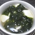 ジョングレ's cooksnap of when they made 簡単汁物！豆腐と海苔のスープ。.
