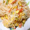 すいーぷりん's cooksnap of when they made 麺つゆで♪トマトと卵のそうめんチャンプル.