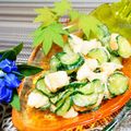 makichihua's cooksnap of when they made 簡単！きゅうりとお麩の酢味噌和え.