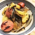 aminyon's cooksnap of when they made じゃがいもとベーコンで☆ジャガヒジキ☆.