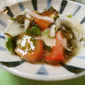 solapapa's cooksnap of when they made トマトと新玉のもずく酢和え☆簡単♪.