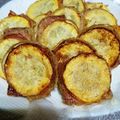ゴムリン's cooksnap of when they made ズッキーニのベーコンはさみ天麩羅.