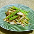 taruママ's cooksnap of when they made ♬アスパラ＆エリンギの梅きんぴら♬.