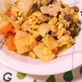 ぐりtoぐら's cooksnap of when they made にら豚玉で～パフパフ～がっつりおかず.