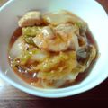 kumichon's cooksnap of when they made 白菜と胸肉のオイスター炒め.