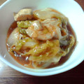kumichon's cooksnap of when they made 白菜と胸肉のオイスター炒め.