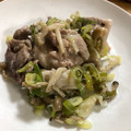 もふもふデデンネ's cooksnap of when they made ネギ塩レモンダレで豚肉ときのこ炒め.