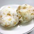 Ｍatu☆Music's cooksnap of when they made 天カス（揚げ玉）のおにぎり.
