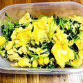 ランラン6456's cooksnap of when they made 豆苗と卵♪ 簡単！ ふわふわ卵.