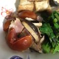 ベビーピグ's cooksnap of when they made 簡単過ぎおつまみ　ベーコン✿トマト茸.