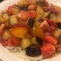S＊mama♡'s cooksnap of when they made ナスと豚肉の和風トマトソース冷麦.