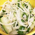 Mio＊Masa's cooksnap of when they made もやしときゅうりのナムル.