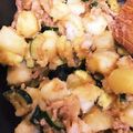 がもなー's cooksnap of when they made ジャガイモとズッキーニの肉味噌バター.