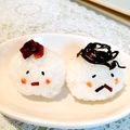 まこさんど's cooksnap of when they made 可愛いキャラ弁♡おにぎり.