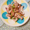 yesmama's cooksnap of when they made イカとエリンギのにんにくバター醤油炒め♪.