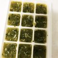 スイカが好物's cooksnap of when they made 離乳食　小松菜としらすの冷凍キューブ.