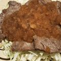 赤いとさか's cooksnap of when they made ソースがおいしい♥牛カルビのサラダ仕立て.