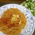 ジョングレ's cooksnap of when they made ニンニクとチーズとBPのトマトパスタ。.