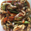 にゃんにょ's cooksnap of when they made 鶏むね肉と長ネギのゴマ焼き.