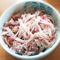 ayakaL7's cooksnap of when they made ツナ缶とカニかまサラダ.