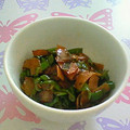 ちょびーす's cooksnap of when they made お弁当のすきまうめ♡人参の皮マヨ炒め.