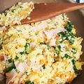 nammm3's cooksnap of when they made 簡単な絶品セロリ葉っぱで海老チャーハン.