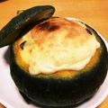 まろんまろん３'s cooksnap of when they made 坊ちゃんかぼちゃ♡丸ごとグラタン♡.