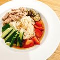 クックパッドごはん部's cooksnap of when they made ごま油香る！冷やし中華風おそうめん★.