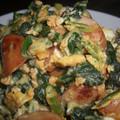 星空ひつじ's cooksnap of when they made イタリアンなほうれん草の卵とじ.