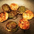 たぼーん's cooksnap of when they made とりむね挽肉のつくね青じそ風味.