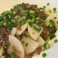 りせと's cooksnap of when they made 塩もみ大根とひき肉のカレー炒め.