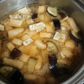 あきらのママ's cooksnap of when they made ナスと玉ねぎと油揚げのみそ汁.