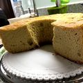 A子／平日のおやつ's cooksnap of when they made 24cmの型でバニラシフォンケーキ.