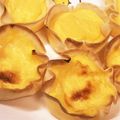 なーなちゃん's cooksnap of when they made 餃子の皮で簡単エッグタルト.