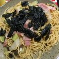 H★ayumama's cooksnap of when they made ◆簡単な和風スパゲッティ◆.