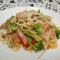 まゆみ母ちゃん's cooksnap of when they made ブロックベーコンの和風おつまみパスタ☆.