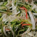ポポポポポフィ〜♡'s cooksnap of when they made きゅうりとかにかまの胡麻油和え.