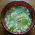 梨太☆'s cooksnap of when they made ベビーホタテの味噌汁.