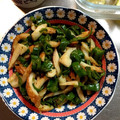 なゆひーママ's cooksnap of when they made 10分副菜！ちくわとピーマンのカレー炒め.