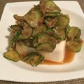 tikariri's cooksnap of when they made 胡瓜とみょうがのナムルのせ冷奴.