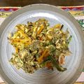 yumekomama's cooksnap of when they made 夏野菜で もずくの天ぷら.